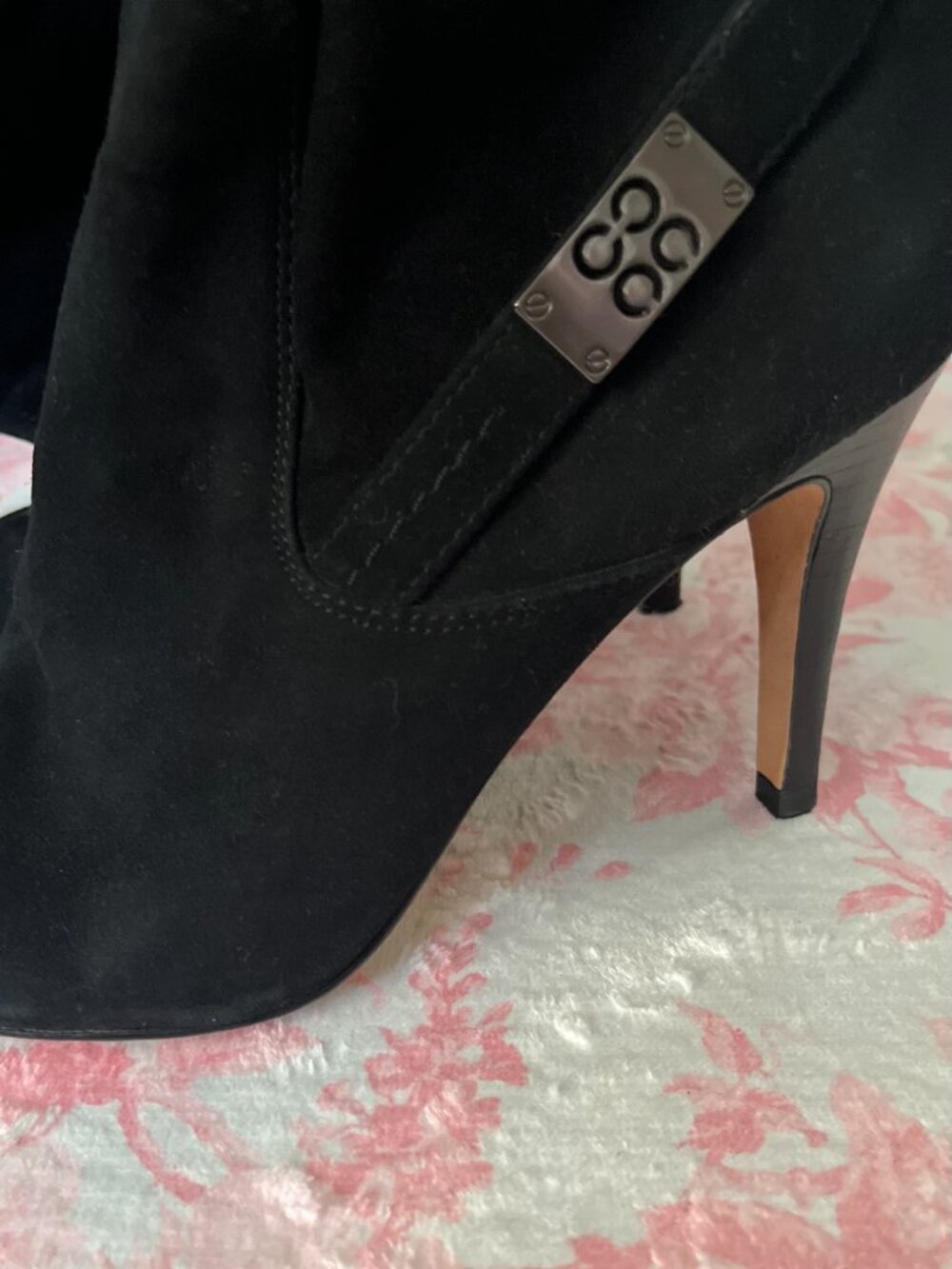 COACH Braelyn Stretch Suede Boots - Picture 2 of 4